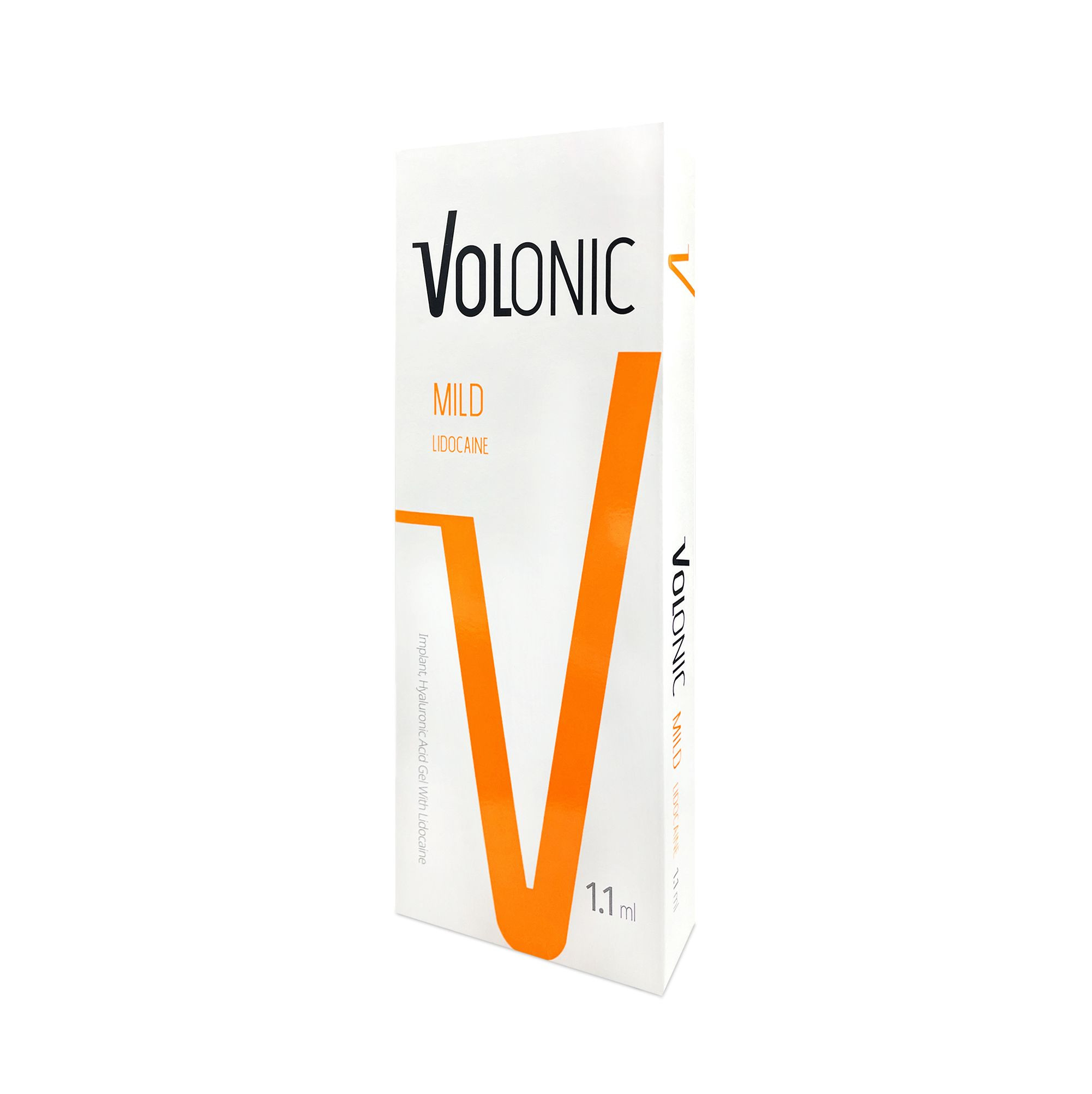 CE-marked Volonic Mild dermal filler HA 24 mg/mL with lidocaine 0.3%